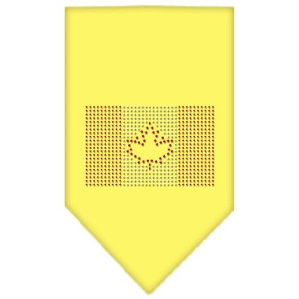 Unconditional Love Canadian Flag Rhinestone Bandana Yellow Small UN759612